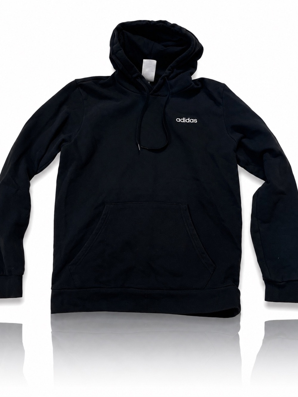 Authentic Adidas Unisex S Black Hoodie Pullover Sweatshirt Excellent Condition